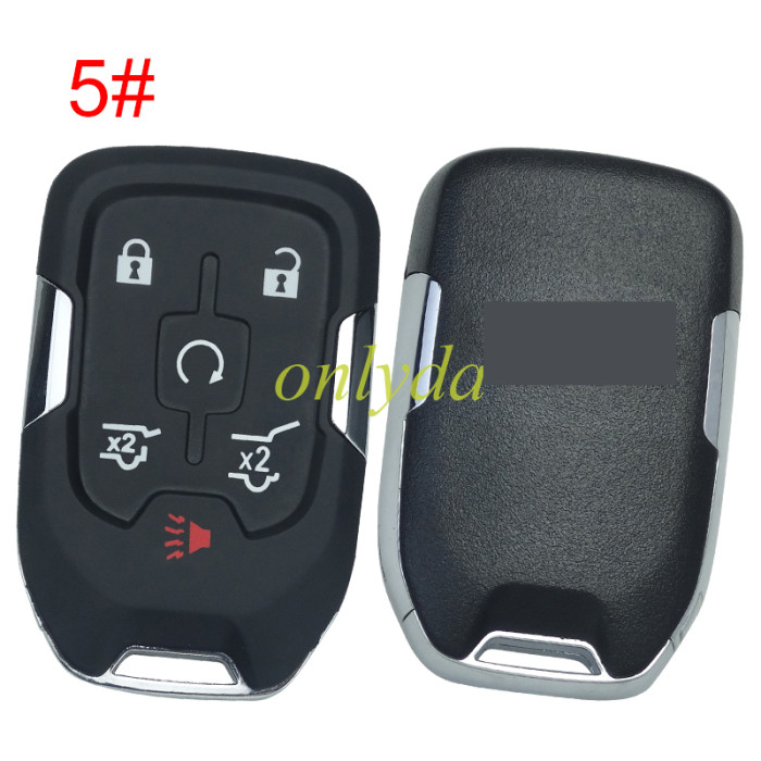 For Chevrolet  remote key blank with cross badge place, pls choose the button