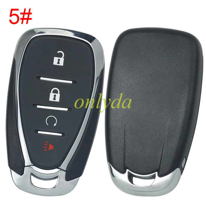 For Chevrolet  remote key blank without badge place, pls choose the button