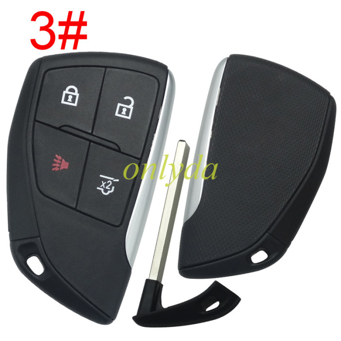 For Chevrolet Buick GM 2+1/3+1/4+1/5+1 button remote key  shell  without badge(please choose button)