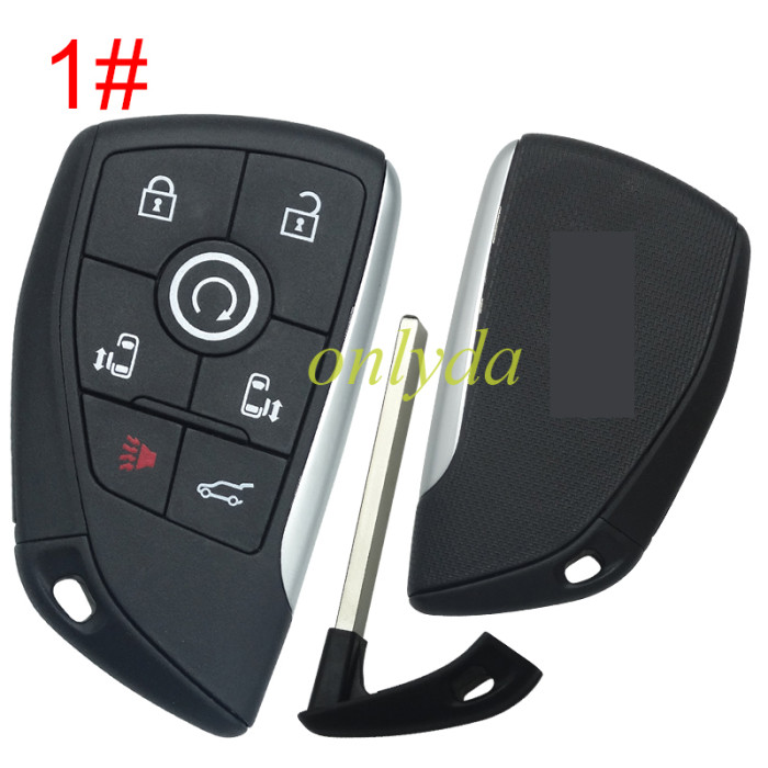 For Chevrolet remote key  shell with cross badge place(please choose button)