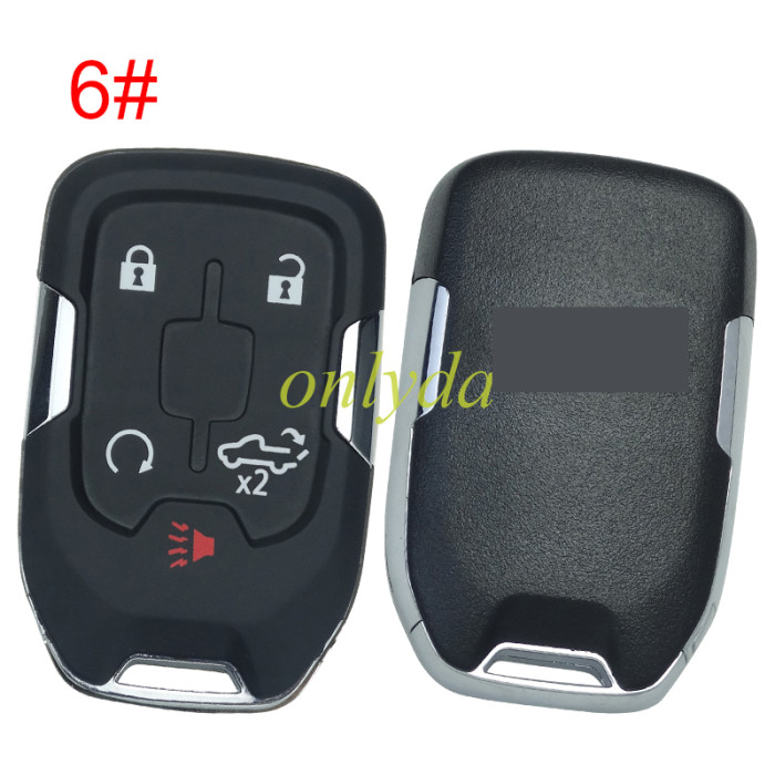 For Chevrolet  remote key blank with cross badge place, pls choose the button