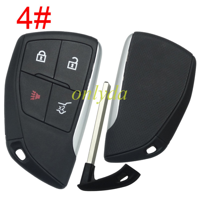 For Chevrolet Buick GM 2+1/3+1/4+1/5+1 button remote key  shell  without badge(please choose button)