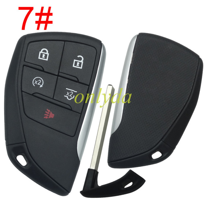 For Chevrolet Buick GM 2+1/3+1/4+1/5+1 button remote key  shell  without badge(please choose button)