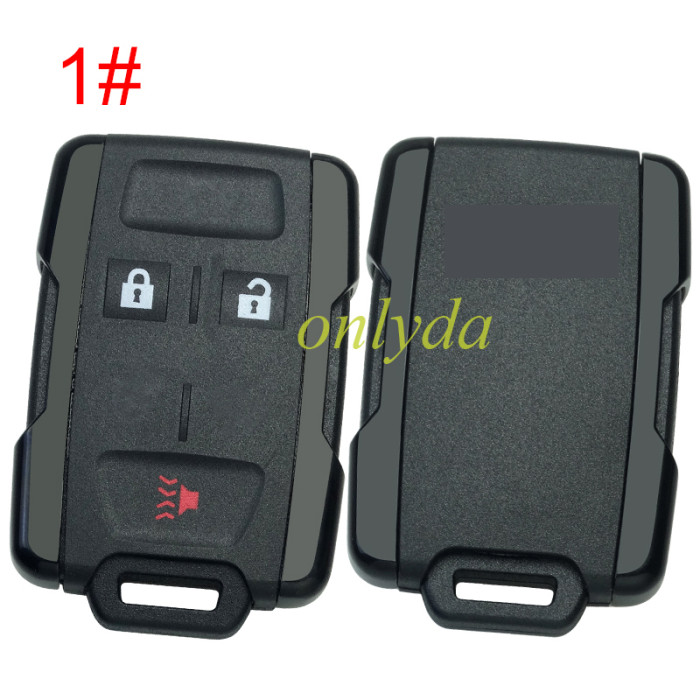 For Chevrolet  remote key shell with cross badge place, the side part is black, pls choose the button