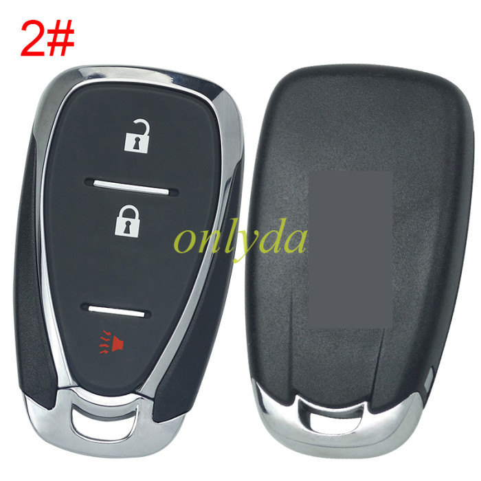 For Chevrolet  remote key blank with cross badge place, pls choose the button