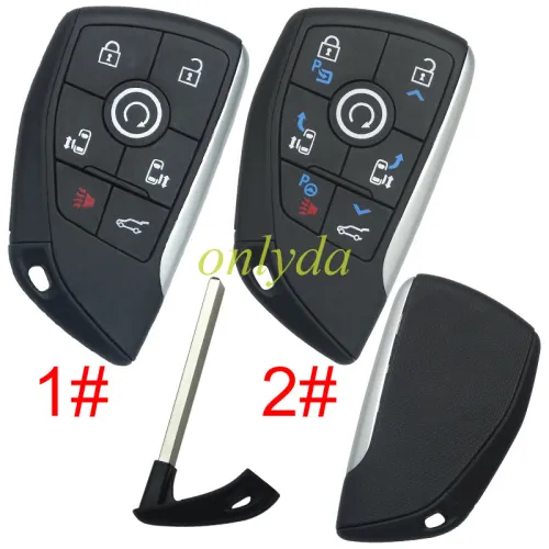 For Chevrolet Buick GM remote key  shell without badge place(please choose button)