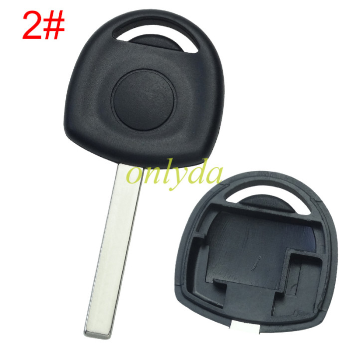 For Chevrolet transponder key shell without badge, pls choose the blade