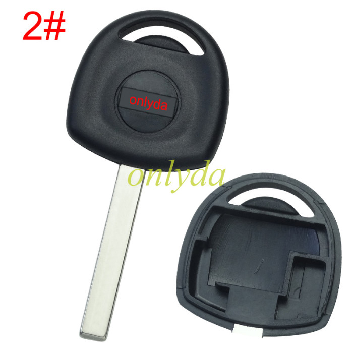 For Chevrolet transponder key shell with badge, pls choose the blade