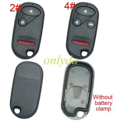 For Honda  remote  key blank without badge, without battery part, pls choose button