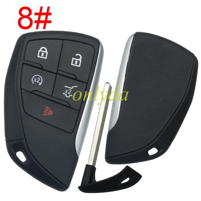 For Chevrolet Buick GM 2+1/3+1/4+1/5+1 button remote key  shell  without badge(please choose button)