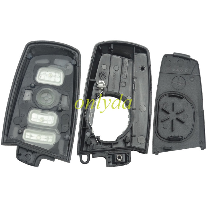 free shipping 10pcs/lot for Benz remote key shell  for BMW 3 button remote key blank with blade