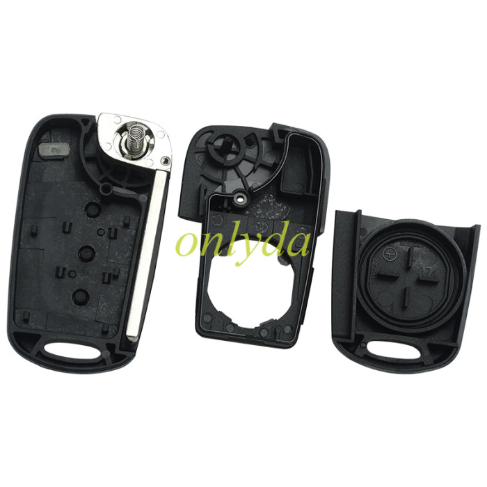 free shipping 10pcs/lot for Benz remote key shell  Hyundai 3 button remote key blank  with HY22  blade