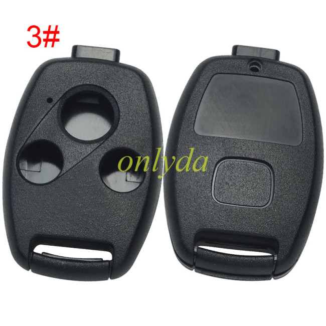 free shipping 10pcs/lot for Benz remote key shell  Honda  button remote key blank  (no chip slot place)