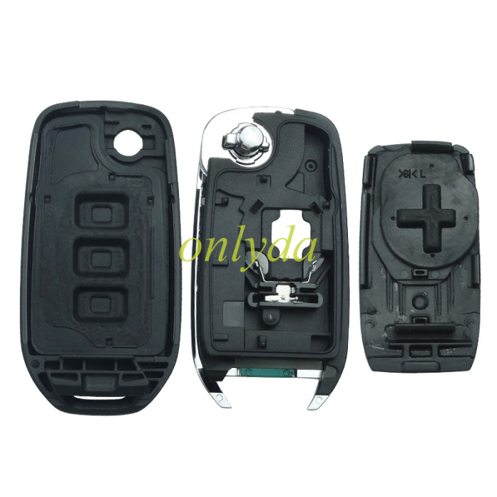 Copy For 3 button flip remote key blank,please choose the balde(no logo)