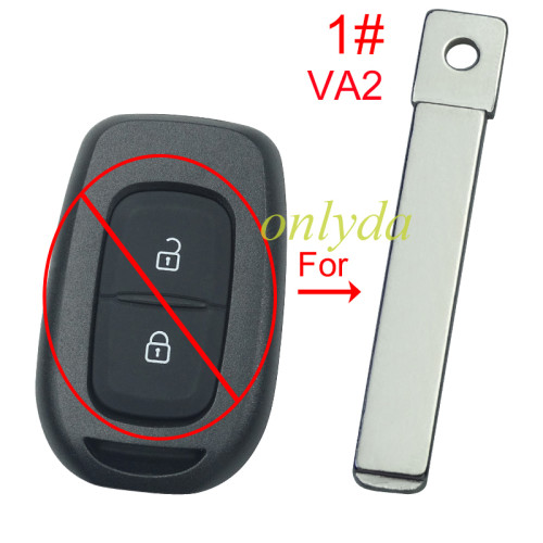 For Renault remote key blade , please choose model