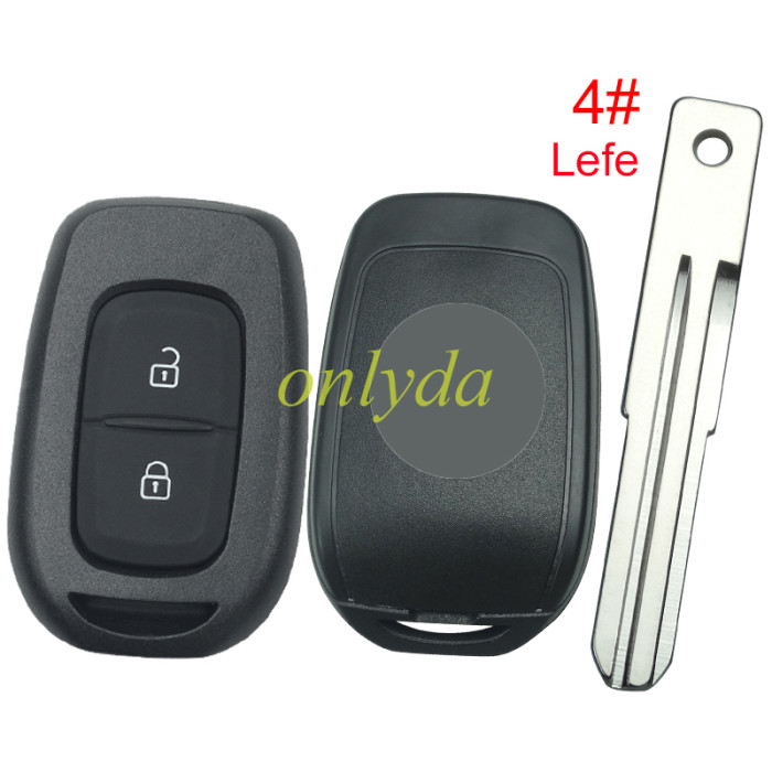 For 2 button remote key blank with LO, please choose the blade