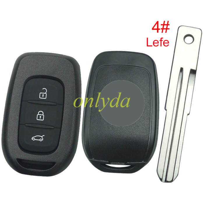 For 3 button remote key blank LO,please choose the blade