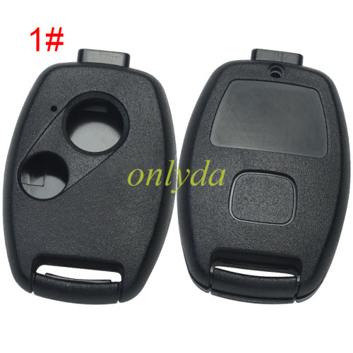 free shipping 10pcs/lot for Benz remote key shell  Honda  button remote key blank (no chip slot place)
