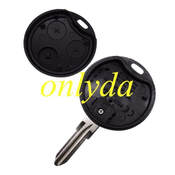 free shipping 10pcs/lot for Benz 3 button remote key blank