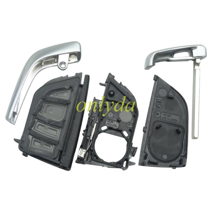 free shipping 10pcs/lot  BMW  remote key shell with blade