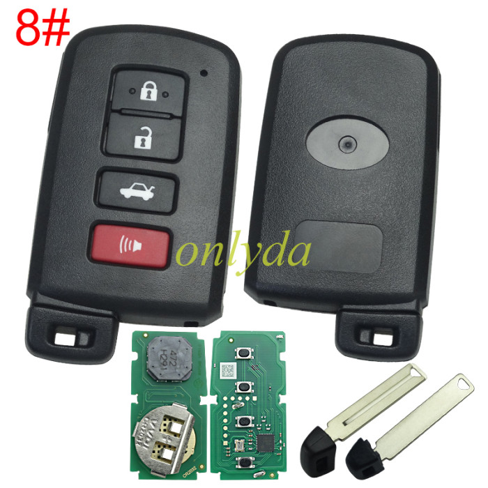 Xhorse XSTO01EN TOY.T for Toyota XM38 Smart Key with Key Shell Support 4D 8A 4A chip for Toyota Lexus pls choose key case style