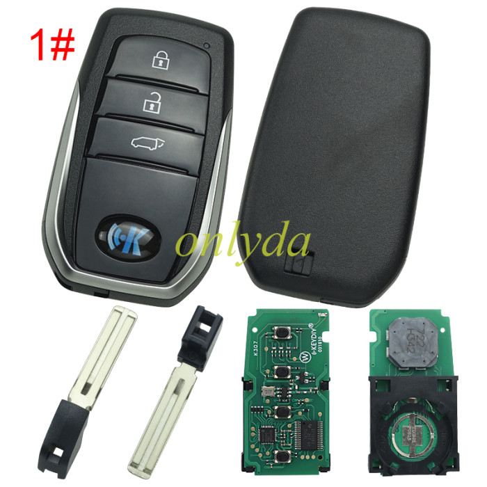 KEYDIY TDB01 KD Smart Key Universal Remote Control With Toyota 4D chip ,please choose the key shell
