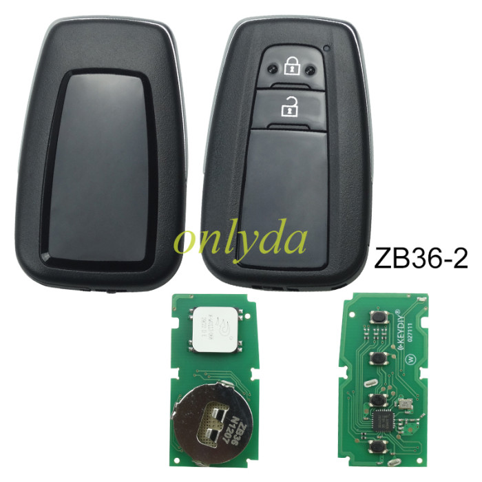 KEYDIY Remote key 2/3/4 button ZB36-2 ZB36-3 ZB36-4 smart key for KDX2 and KD MAX