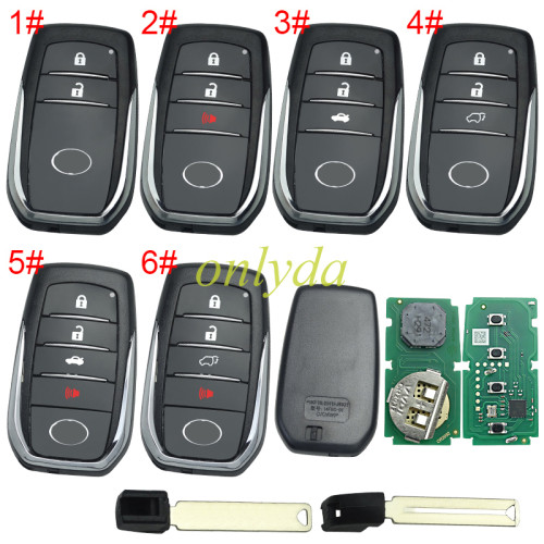 Xhorse XSTO01EN TOY.T for Toyota XM38 Smart Key with Key Shell Support 4D 8A 4A chip for Toyota Lexus pls choose key case style