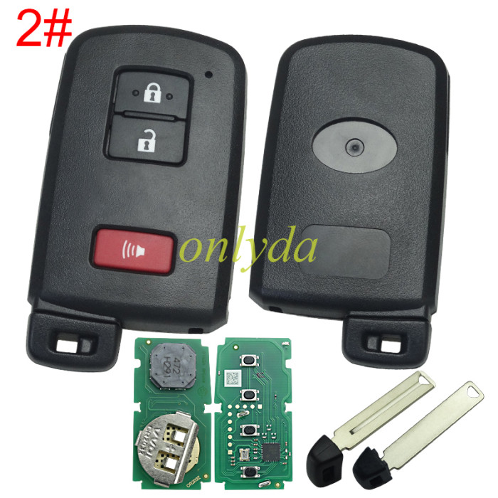 Xhorse XSTO01EN TOY.T for Toyota XM38 Smart Key with Key Shell Support 4D 8A 4A chip for Toyota Lexus pls choose key case style