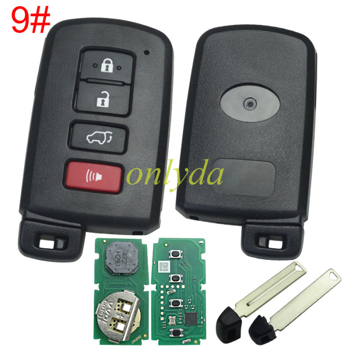 Xhorse XSTO01EN TOY.T for Toyota XM38 Smart Key with Key Shell Support 4D 8A 4A chip for Toyota Lexus pls choose key case style