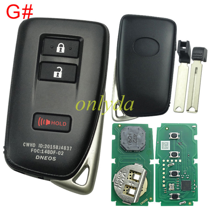Xhorse XSTO01EN TOY.T for Toyota XM38 Smart Key with Key Shell Support 4D 8A 4A chip for Toyota Lexus pls choose key case style