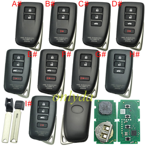 Xhorse XSTO01EN TOY.T for Toyota XM38 Smart Key with Key Shell Support 4D 8A 4A chip for Toyota Lexus pls choose key case style