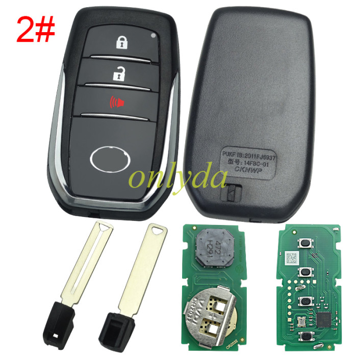 Xhorse XSTO01EN TOY.T for Toyota XM38 Smart Key with Key Shell Support 4D 8A 4A chip for Toyota Lexus pls choose key case style