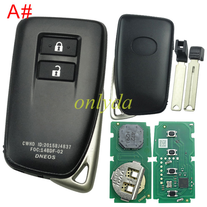 Xhorse XSTO01EN TOY.T for Toyota XM38 Smart Key with Key Shell Support 4D 8A 4A chip for Toyota Lexus pls choose key case style