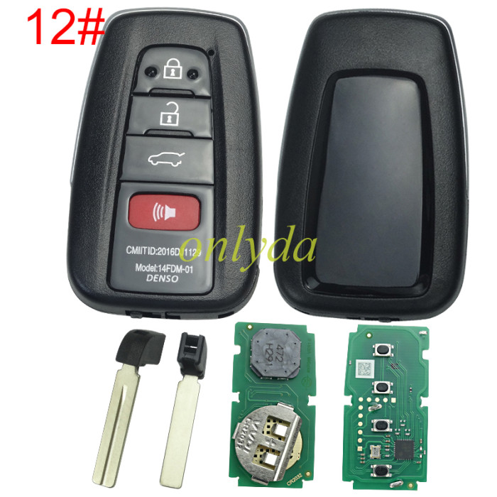 Xhorse XSTO01EN TOY.T for Toyota XM38 Smart Key with Key Shell Support 4D 8A 4A chip for Toyota Lexus pls choose key case style