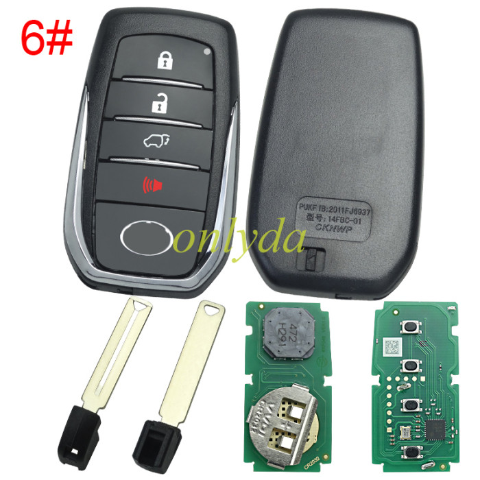 Xhorse XSTO01EN TOY.T for Toyota XM38 Smart Key with Key Shell Support 4D 8A 4A chip for Toyota Lexus pls choose key case style