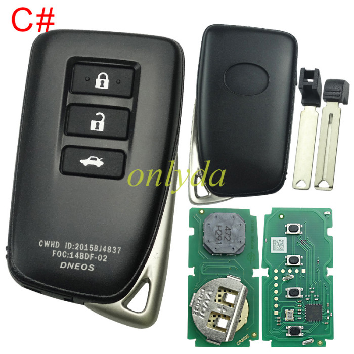 Xhorse XSTO01EN TOY.T for Toyota XM38 Smart Key with Key Shell Support 4D 8A 4A chip for Toyota Lexus pls choose key case style