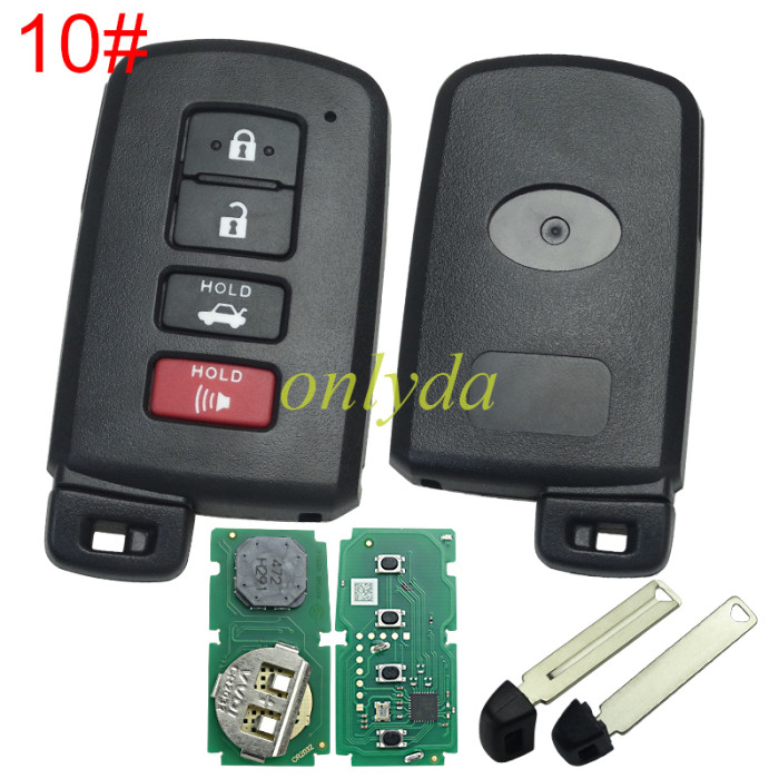 Xhorse XSTO01EN TOY.T for Toyota XM38 Smart Key with Key Shell Support 4D 8A 4A chip for Toyota Lexus pls choose key case style
