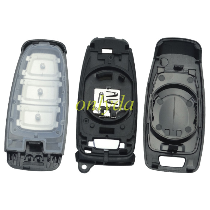 Audi 3 button remote key blank with blade no badge