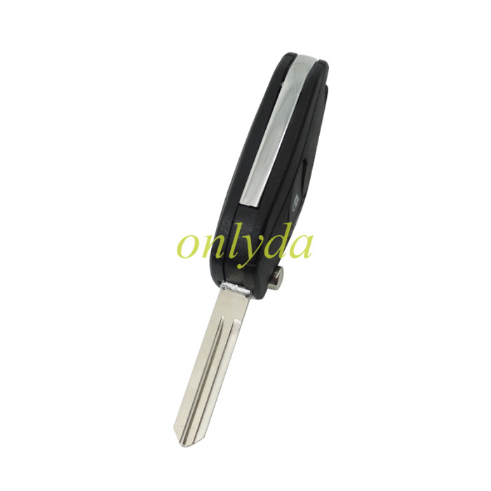 For Nissan 2 button  remote key blank with badge