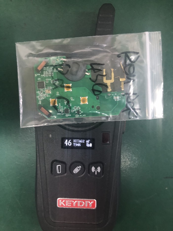 For Renault Megane  keyless 3 button remote key with PCF7943A chip-434mhz   FSK model