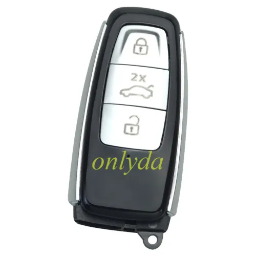 Audi 3 button remote key blank with blade no badge