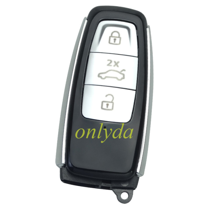 Audi 3 button remote key blank with blade no badge