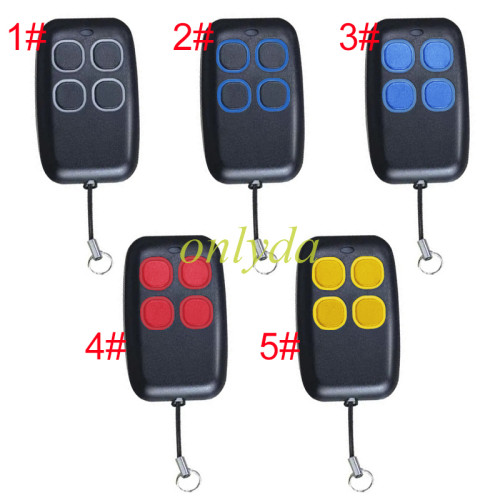 Face to Face remote 4 button with  433.92mhz/315mhz ， pls choose mhz .