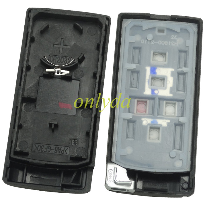 For Trumpchi GS8 remote key shell ， pls choose button model