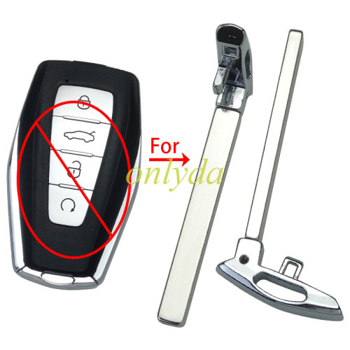 For Geely  emergency  key blade