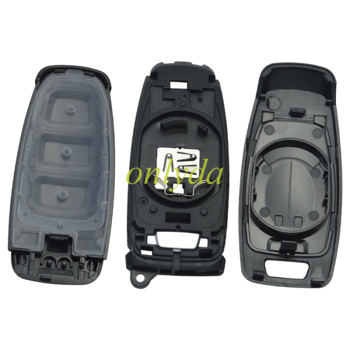for Audi 3 button remote key blank without badge,it is Painted