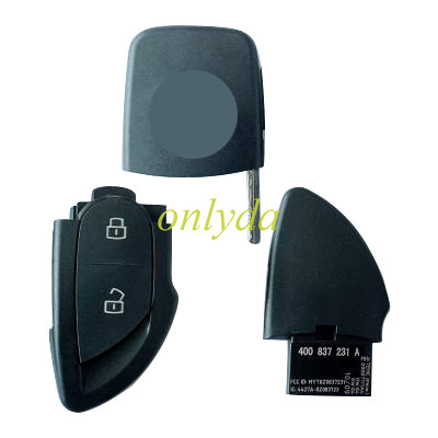 Aftermarket Lamborghini  2 button remote key blank with badge