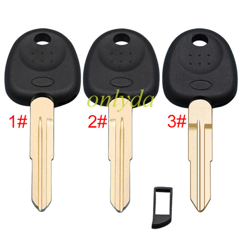 For Kia Emmergency key blade，The key blade is yellow, pls choose blade