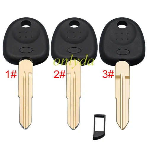 For Kia Emmergency key blade，The key blade is yellow, pls choose blade